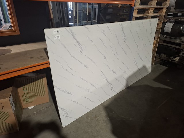 5x pvc paneel, marmerenlook - afbeelding 1 van  4