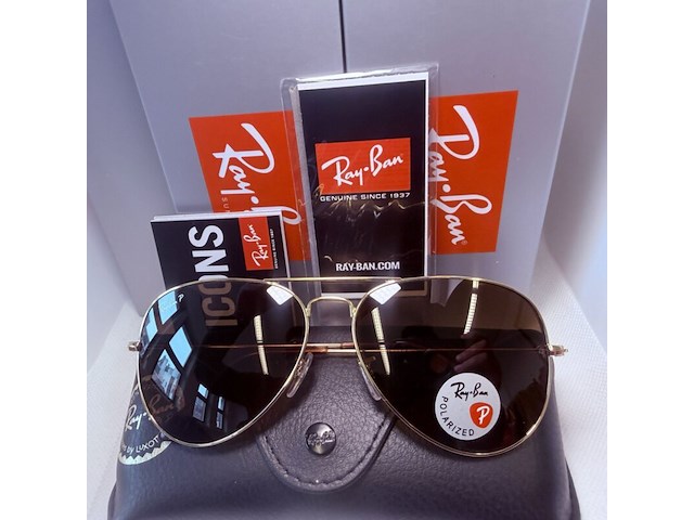 5x rayban zonnebrillen - aviator, colonel, outdoorsman, clubmaster etc… - afbeelding 4 van  5