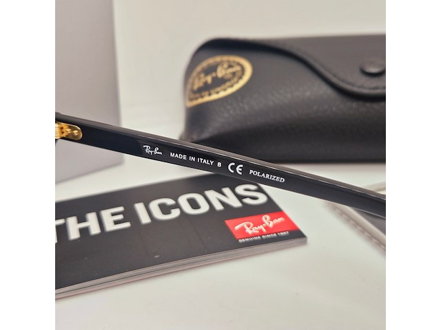 5x rayban zonnebrillen - aviator, hexagonal, chris - afbeelding 8 van  8