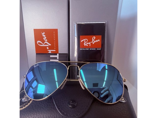 5x rayban zonnebrillen - aviator, outdoorsman, wayfarer, clubmaster, justin etc… - afbeelding 2 van  5
