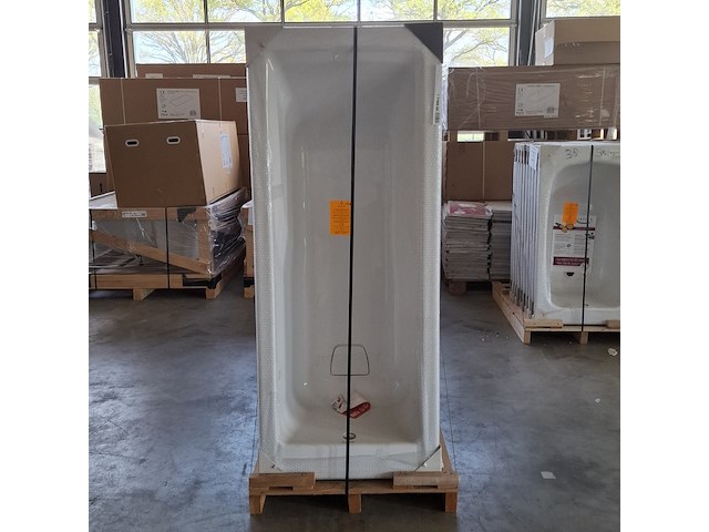 5x rechthoekig bad, allibert, sylene, wit - afbeelding 2 van  4