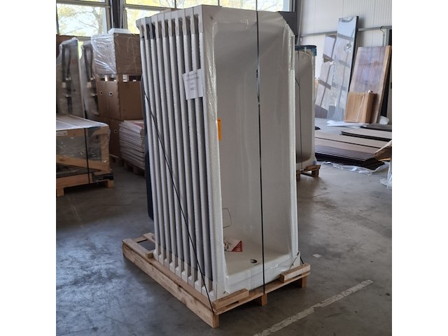 5x rechthoekig bad, allibert, sylene, wit - afbeelding 2 van  5