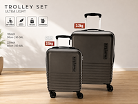 5x reis-trolley set - afbeelding 1 van  1