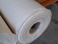 5x rol fijne canvas bekledingsstof, ecru - afbeelding 4 van  4