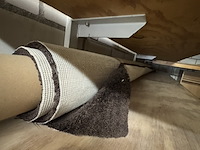 5x rol vinyl en rol tapijt, wenge/bruin - afbeelding 2 van  4