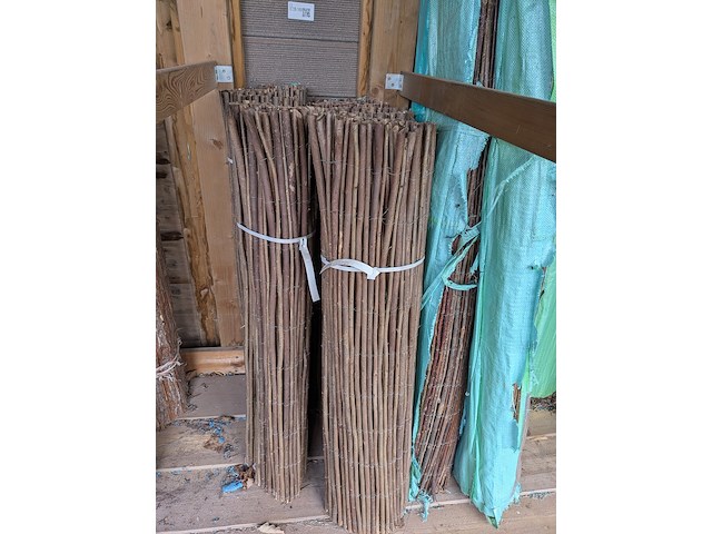 5x rol wilgenmat met verzinkt ijzerdraad - afbeelding 1 van  3