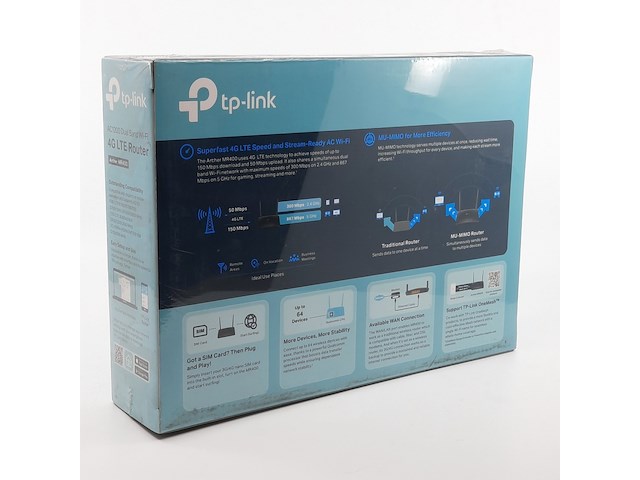 5x router, tp-link, ac 1200 dual band wifi 4g lte - afbeelding 3 van  3