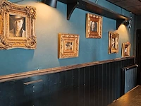5x schilderijen in barok lijst