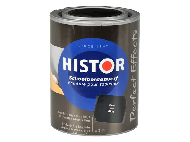 5x schoolbordenverf mat histor, perfect effects, zwart, 1l - afbeelding 2 van  2
