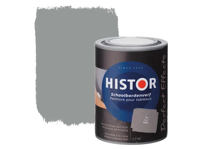 5x schoolbordverf histor, perfect effects, tin, 1 liter - afbeelding 1 van  2