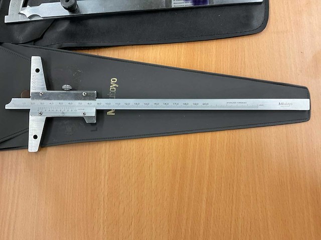 5x schroefmaat, 3x schuifmaat, hoekmaat, dieptemaat - afbeelding 2 van  11