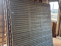 5x schuttingpaneel, o.a. hillhout - afbeelding 1 van  7