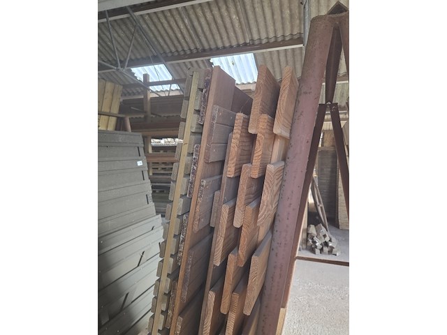 5x schuttingpaneel, o.a. hillhout - afbeelding 2 van  7