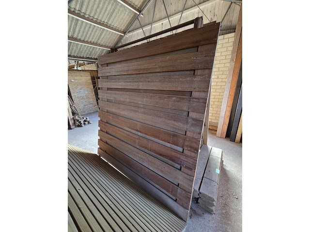 5x schuttingpaneel, o.a. hillhout - afbeelding 4 van  7