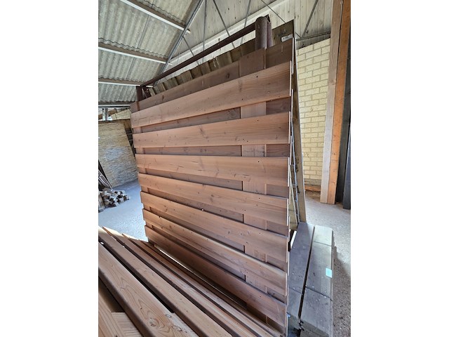5x schuttingpaneel, o.a. hillhout - afbeelding 7 van  7