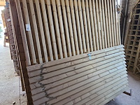 5x schuttingpaneel, o.a. hillhout - afbeelding 1 van  8