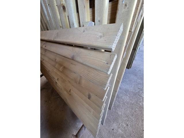 5x schuttingpaneel, o.a. hillhout - afbeelding 3 van  8