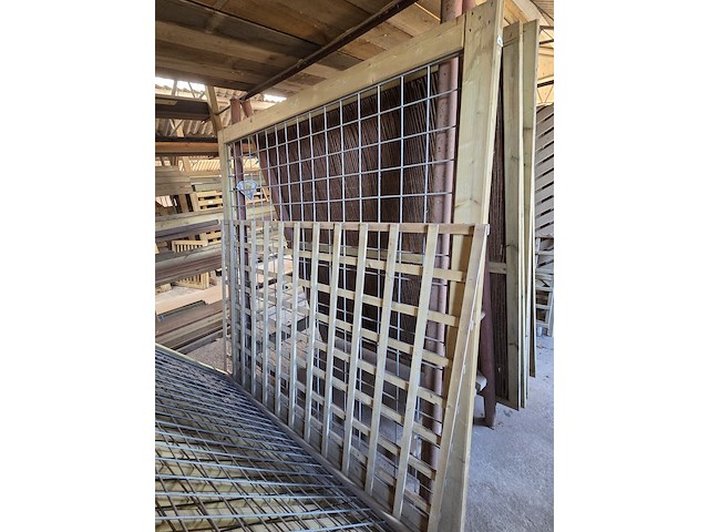 5x schuttingpaneel, o.a. hillhout - afbeelding 6 van  8