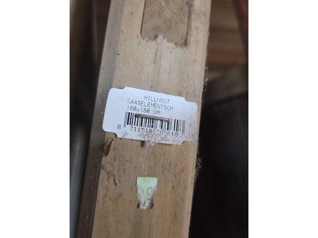 5x schuttingpaneel, o.a. hillhout - afbeelding 8 van  8