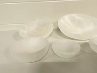 5x seleniet schalen rond - afbeelding 3 van  5