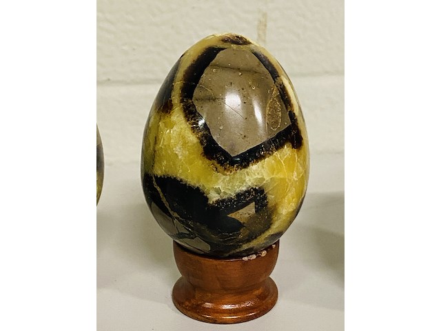 5x septariekwarts eieren - afbeelding 6 van  9