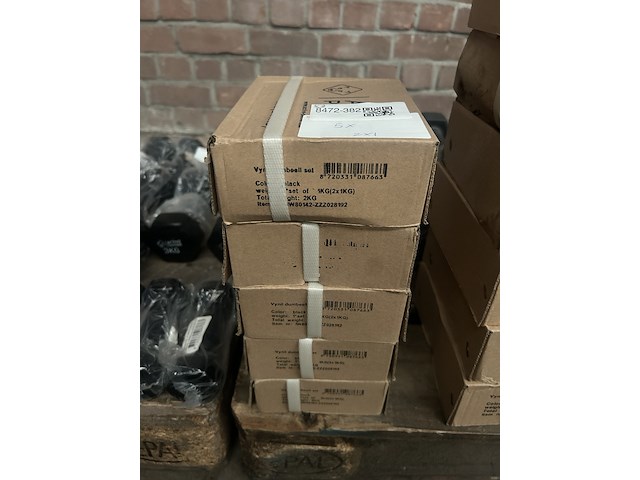 5x set van 2 dumbbells van 1 kg active panther - afbeelding 2 van  4