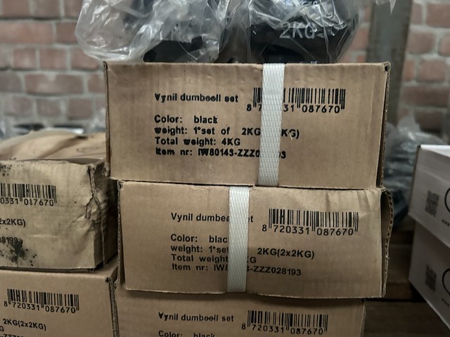 5x set van 2 dumbbells van 2 kg active panther - afbeelding 4 van  4