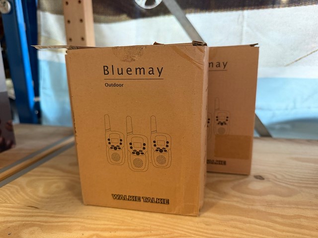 5x set walkie talkies bluemay - afbeelding 2 van  3