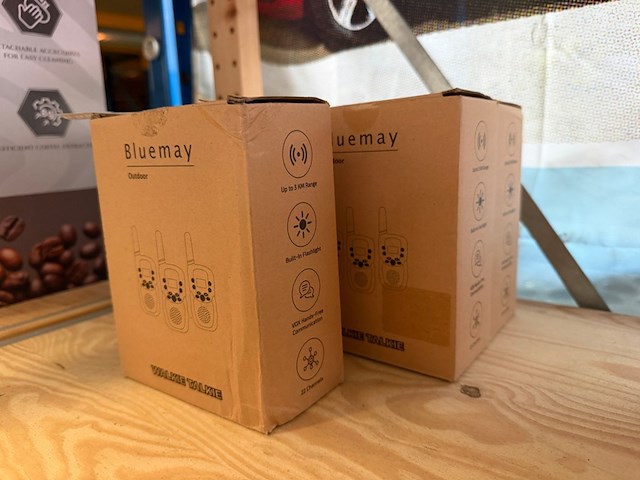 5x set walkie talkies bluemay - afbeelding 3 van  3