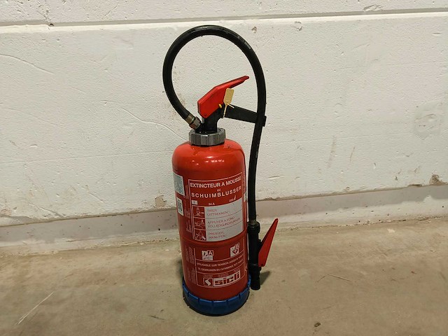 5x sicli - aqua 6m5 - schuimblusser - gekeurd 2024 - afbeelding 1 van  7