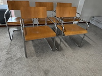 5x sledestoel, vintage - afbeelding 1 van  4