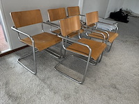 5x sledestoel, vintage - afbeelding 2 van  4