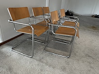 5x sledestoel, vintage - afbeelding 3 van  4