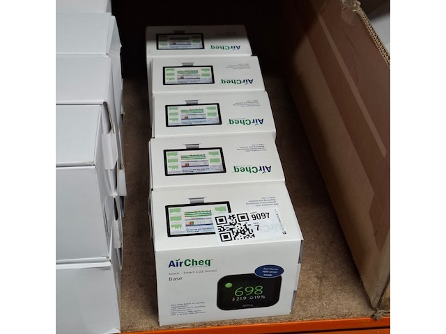 5x smart co2 censor, aircheq, base - afbeelding 9 van  9