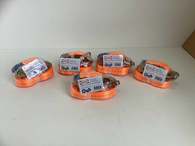 (5x) stahlkaiser spanband / ratelset - 800kg - 25mmx6m - afbeelding 4 van  4