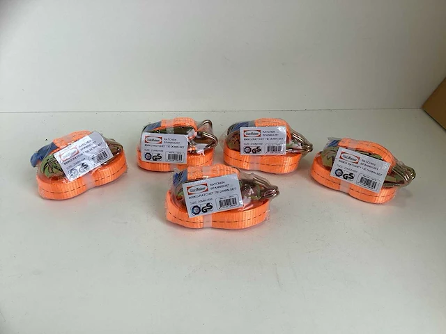 (5x) stahlkaiser spanband / ratelset - 800kg - 25mmx6m - afbeelding 1 van  4