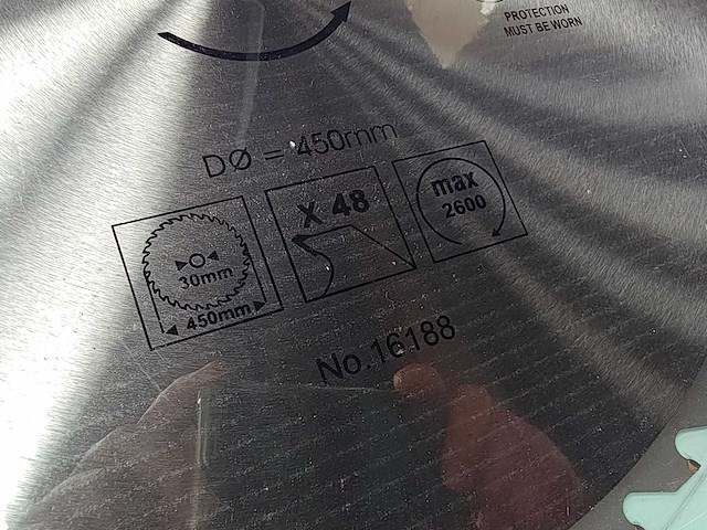 5x stanford - zaagblad 450mm voor tafelcirkelzaagmachine - afbeelding 3 van  7