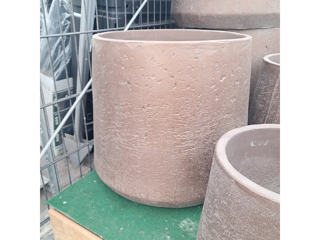 5x stenen bloempot, ts collection - afbeelding 3 van  8