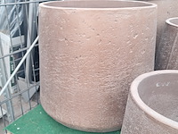 5x stenen bloempot, ts collection - afbeelding 3 van  8