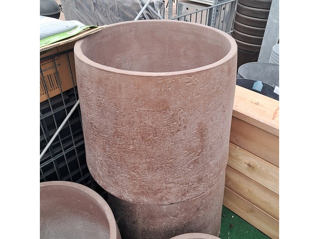 5x stenen bloempot, ts collection - afbeelding 5 van  8