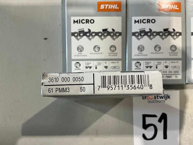 5x stihl 3610 000 0050 ketting voor kettingzaag - afbeelding 3 van  3