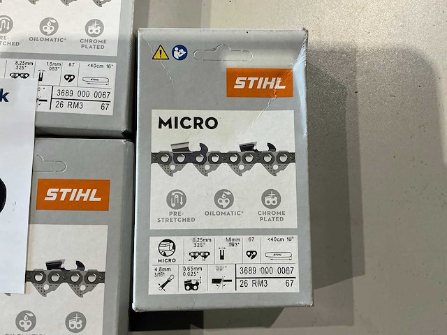 5x stihl 3689 000 0067 ketting voor kettingzaag - afbeelding 2 van  2