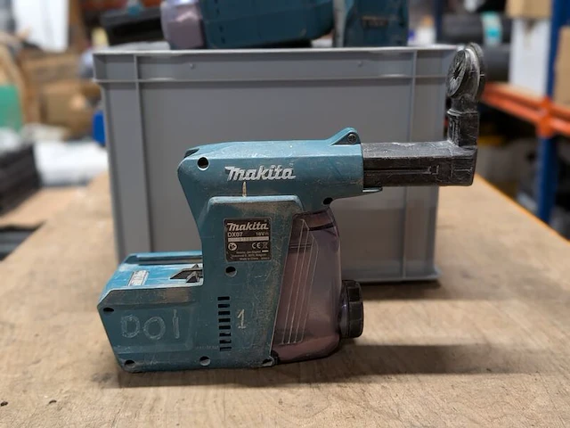 5x stofzuigadapter met opvang, makita, dx07 - afbeelding 2 van  3