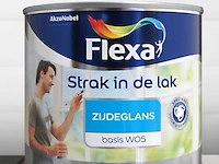 5x strak in de lak alkyd zijdeglans, flexa - afbeelding 2 van  2