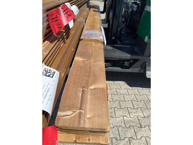 5x thermo vuren channelsiding, 20x190mm, lengte 1/400cm, 4/510cm - afbeelding 1 van  3