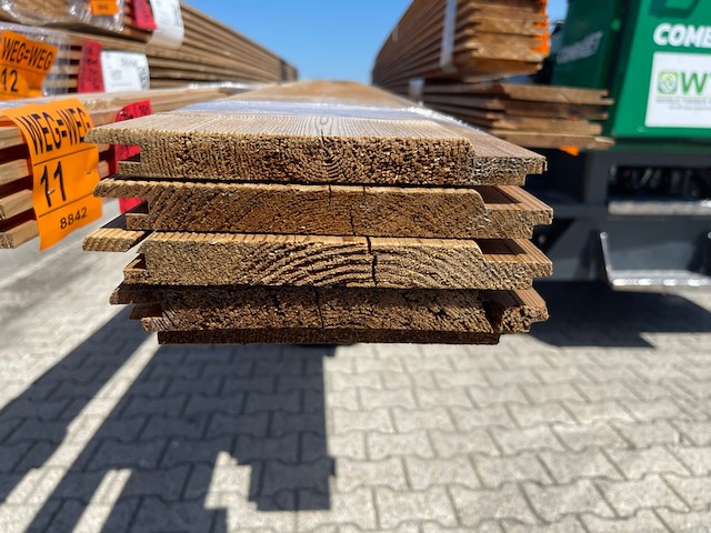5x thermo vuren channelsiding, 20x190mm, lengte 600cm - afbeelding 3 van  3