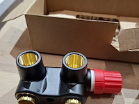 5x thermostaat voor designradiator vasco, haaks, mat zwart - afbeelding 3 van  5