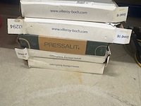 5x toiletzitting villeroy-boch en pressalit, subway 2.0, wit - afbeelding 2 van  4