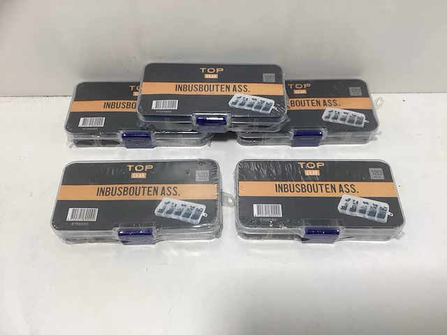 (5x) topgear inbusbouten assortiment - 120-delig - m3.0x(4 t/m 20) - afbeelding 6 van  6