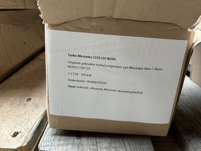 5x turbo compressor mercedes benz - afbeelding 9 van  11